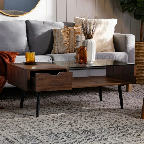 Top 10 ๐ Middlebrook Designs Middlebrook Saltaro Glass Top Coffee Table Dark Walnut ๐คฉ 5 Top 10 ๐ Middlebrook Designs Middlebrook Saltaro Glass Top Coffee Table Dark Walnut ๐คฉ - Image 3