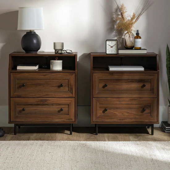 Flash Sale ๐ Middlebrook Designs Middlebrook Modern 2-Drawer USB Nightstand, Set Of 2 Dark Walnut ๐ฅ 3 Flash Sale ๐ Middlebrook Designs Middlebrook Modern 2-Drawer USB Nightstand, Set Of 2 Dark Walnut ๐ฅ
