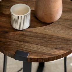 Budget ⌛ Middlebrook Designs Middlebrook Barnett Round Metal Wrap Side Table Rustic Oak ❤️ 13 Budget ⌛ Middlebrook Designs Middlebrook Barnett Round Metal Wrap Side Table Rustic Oak ❤️ -Middlebrook Sales unnamed file 11