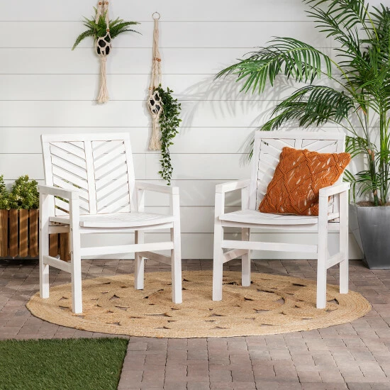 Cheap 🤩 Middlebrook Designs Middlebrook Elephant Point Acacia Wood Chevron Chair, Set Of 2 Grey Wash 😉 4 Cheap 🤩 Middlebrook Designs Middlebrook Elephant Point Acacia Wood Chevron Chair, Set Of 2 Grey Wash 😉 - Image 2