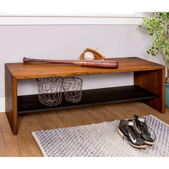 Buy ๐ Middlebrook Designs Middlebrook 58-inch Solid Wood Entry Bench With Lower Shelf Amber โ 4 Buy ๐ Middlebrook Designs Middlebrook 58-inch Solid Wood Entry Bench With Lower Shelf Amber โ - Image 2