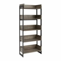 Wholesale 🎁 Middlebrook Designs 64-inch Tall Metal Frame 5-Tray Bookshelf Grey Wash 🎉 -Middlebrook Sales unnamed file 1158