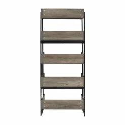 Wholesale 🎁 Middlebrook Designs 64-inch Tall Metal Frame 5-Tray Bookshelf Grey Wash 🎉 -Middlebrook Sales unnamed file 1159