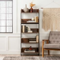 Wholesale 🎁 Middlebrook Designs 64-inch Tall Metal Frame 5-Tray Bookshelf Grey Wash 🎉 -Middlebrook Sales unnamed file 1162