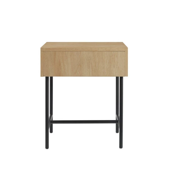 Discount ๐คฉ Middlebrook Designs Minimal Fluted-Door Side Table Coastal Oak/black ๐คฉ 8 Discount ๐คฉ Middlebrook Designs Minimal Fluted-Door Side Table Coastal Oak/black ๐คฉ - Image 6