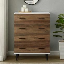 Buy 😀 Middlebrook Designs Middlebrook Modern Urban Four Drawer Chest Grey Wash 😉