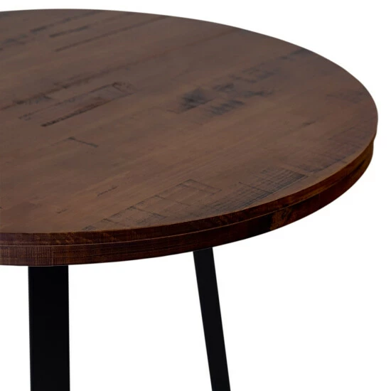 New ๐ Middlebrook Designs Distressed Solid Wood Round Counter-Height Dining Table Grey/black ๐ฅ 8 New ๐ Middlebrook Designs Distressed Solid Wood Round Counter-Height Dining Table Grey/black ๐ฅ - Image 6