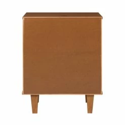 New 😀 Middlebrook Designs Middlebrook Mid-Century Modern Detailed Solid Wood Nightstand Caramel 🧨 -Middlebrook Sales unnamed file 1222
