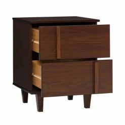 New 😀 Middlebrook Designs Middlebrook Mid-Century Modern Detailed Solid Wood Nightstand Caramel 🧨 -Middlebrook Sales unnamed file 1226