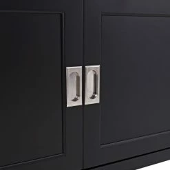 Brand new ❤️ Middlebrook Designs Middlebrook 70-inch Sliding Door Storage TV Console - Black 😀 -Middlebrook Sales unnamed file 1229