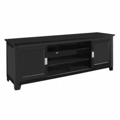 Brand new ❤️ Middlebrook Designs Middlebrook 70-inch Sliding Door Storage TV Console - Black 😀 -Middlebrook Sales unnamed file 1231