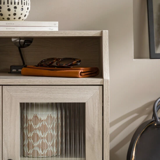 Hot Sale 👍 Middlebrook Designs Middlebrook Fluted Glass 2-Door USB Nightstand Birch 🤩 8 Hot Sale 👍 Middlebrook Designs Middlebrook Fluted Glass 2-Door USB Nightstand Birch 🤩 - Image 6