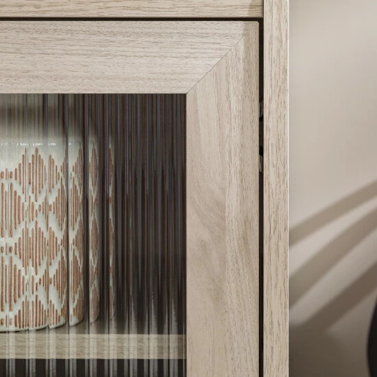 Hot Sale 👍 Middlebrook Designs Middlebrook Fluted Glass 2-Door USB Nightstand Birch 🤩 10 Hot Sale 👍 Middlebrook Designs Middlebrook Fluted Glass 2-Door USB Nightstand Birch 🤩 - Image 8