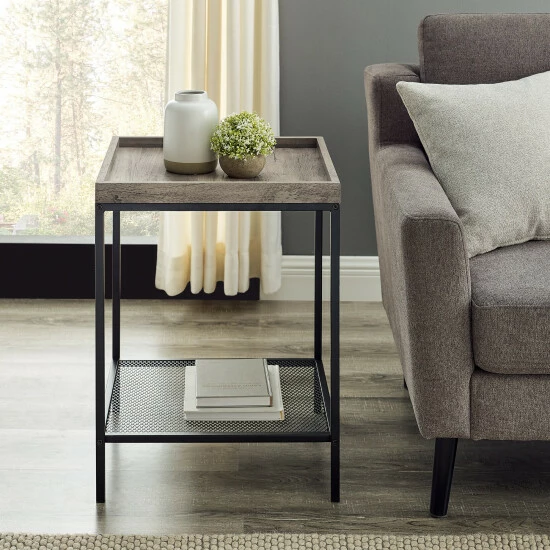 Budget ๐ฏ Middlebrook Designs Middlebrook Edelman Industrial Tray Top Side Table Grey Wash โจ 10 Budget ๐ฏ Middlebrook Designs Middlebrook Edelman Industrial Tray Top Side Table Grey Wash โจ - Image 8