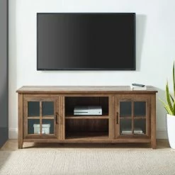 Alternative view of Hot Sale 💯 Middlebrook Designs Middlebrook Dornbirn 58-inch TV Stand Console Grey Wash 🥰