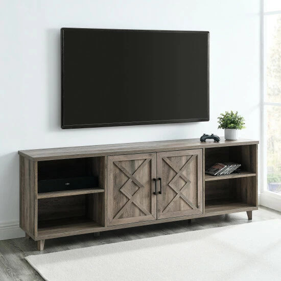 Top 10 💯 Middlebrook Designs Middlebrook 70-inch Transitional TV Stand Console Dark Walnut 🤩 5 Top 10 💯 Middlebrook Designs Middlebrook 70-inch Transitional TV Stand Console Dark Walnut 🤩 - Image 3