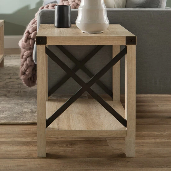 Top 10 ๐ Middlebrook Designs Middlebrook Kujawa 18-inch X-side Accent Table Dark Walnut ๐งจ 5 Top 10 ๐ Middlebrook Designs Middlebrook Kujawa 18-inch X-side Accent Table Dark Walnut ๐งจ - Image 3