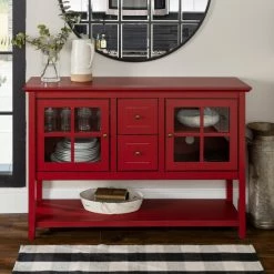 Budget 🎉 Middlebrook Designs Middlebrook 52-inch Buffet Console - Antique Red 🤩 -Middlebrook Sales unnamed file 1329