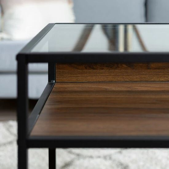 Best deal ✨ Middlebrook Designs Middlebrook Geller Compact Desk With Glass Top Dark Walnut ✨ 6 Best deal ✨ Middlebrook Designs Middlebrook Geller Compact Desk With Glass Top Dark Walnut ✨ - Image 4