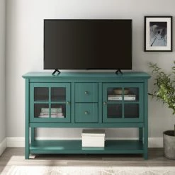 Alternative view of Flash Sale ❤️ Middlebrook Designs Middlebrook 52-inch Buffet Cabinet TV Console Antique White 🧨