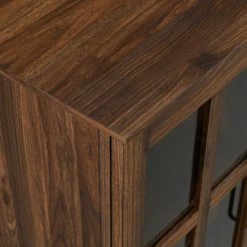 Buy 😉 Middlebrook Designs Middlebrook 36-inch Sliding Glass Door Bar Cabinet Dark Walnut ✨ -Middlebrook Sales unnamed file 1390