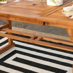 New 🔥 Middlebrook Designs Middlebrook Hydaburg 7-Piece Acacia Extension Dining Set Dark Brown 😍 -Middlebrook Sales unnamed file 1434