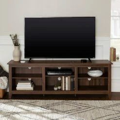 Alternative view of Outlet 🥰 Middlebrook Designs 70-inch TV Stand Console Grey Wash 🔥