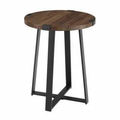 Budget ⌛ Middlebrook Designs Middlebrook Barnett Round Metal Wrap Side Table Rustic Oak ❤️ 17 Budget ⌛ Middlebrook Designs Middlebrook Barnett Round Metal Wrap Side Table Rustic Oak ❤️ -Middlebrook Sales unnamed file 15