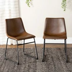 Best Sale ✔️ Middlebrook Designs Middlebrook Prusiner Faux Leather Dining Chair, Set Of 2 🧨 -Middlebrook Sales unnamed file 1513