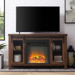 Best deal ๐ Middlebrook Designs Middlebrook Kujawa 48-inch Fireplace TV Console Rustic Oak ๐