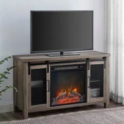 Best deal 🔔 Middlebrook Designs Middlebrook Kujawa 48-inch Fireplace TV Console Rustic Oak 🎉 -Middlebrook Sales unnamed file 1522