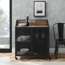 Best reviews of ✔️ Middlebrook Designs Middlebrook Pierpont Industrial Mesh Bar Cabinet Rustic Oak ✔️ -Middlebrook Sales unnamed file 1554