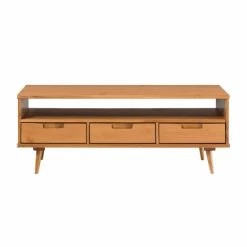 Cheap ⭐ Middlebrook Designs Middlebrook Mid-Century Solid Wood 3-Drawer Coffee Table Walnut ⭐