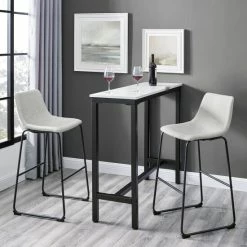 Outlet ⌛ Middlebrook Designs Middlebrook Prusiner 29-inch Faux Leather Bar Stool, Set Of 2 Stone Grey 🤩 -Middlebrook Sales unnamed file 170