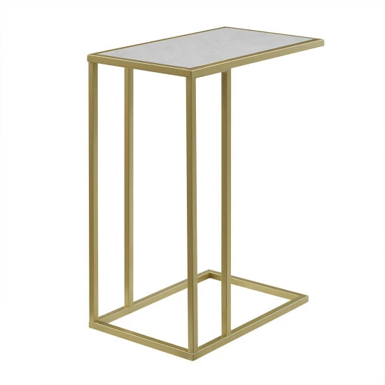 Hot Sale ๐ฏ Middlebrook Designs Parrott Rectangle C Side Table White Faux Marble โ๏ธ 8 Hot Sale ๐ฏ Middlebrook Designs Parrott Rectangle C Side Table White Faux Marble โ๏ธ - Image 6