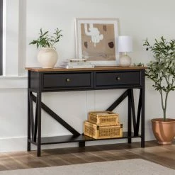 Outlet 🎉 Middlebrook Designs Middlebrook Rustic 2-Drawer Entry Table With Lower Shelf Black/rustic Oak 🎁 11 Outlet 🎉 Middlebrook Designs Middlebrook Rustic 2-Drawer Entry Table With Lower Shelf Black/rustic Oak 🎁 -Middlebrook Sales unnamed file 1726