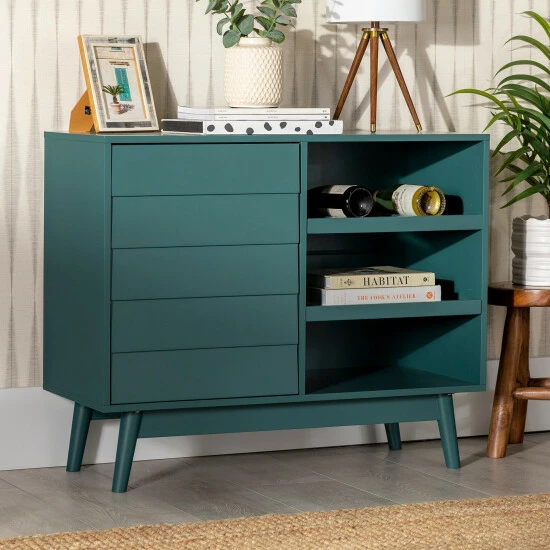 New ๐ Middlebrook Designs Middlebrook Louvered Door Bar Cabinet Walnut ๐ฅฐ 5 New ๐ Middlebrook Designs Middlebrook Louvered Door Bar Cabinet Walnut ๐ฅฐ - Image 3