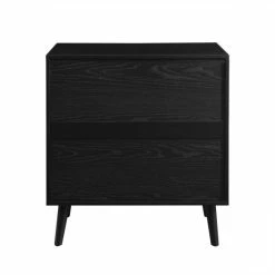 Brand new 🔥 Middlebrook Designs Middlebrook 30-inch Rattan 2-Door Accent Cabinet Black ✔️ -Middlebrook Sales unnamed file 1748