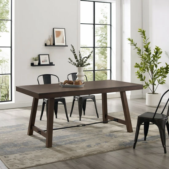 Cheap ๐ Middlebrook Designs Middlebrook 70-Inch Stretcher Base Dining Table - Dark Brown Oak ๐ฅฐ 3 Cheap ๐ Middlebrook Designs Middlebrook 70-Inch Stretcher Base Dining Table - Dark Brown Oak ๐ฅฐ