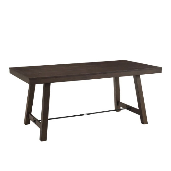 Cheap ๐ Middlebrook Designs Middlebrook 70-Inch Stretcher Base Dining Table - Dark Brown Oak ๐ฅฐ 6 Cheap ๐ Middlebrook Designs Middlebrook 70-Inch Stretcher Base Dining Table - Dark Brown Oak ๐ฅฐ - Image 4