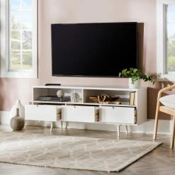 Best Sale 😉 Middlebrook Designs Middlebrook Alby 58-inch Mid-Century Solid Wood TV Console Caramel 😀 -Middlebrook Sales unnamed file 179