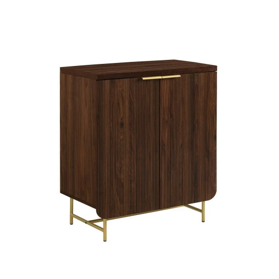 Flash Sale 🔥 Middlebrook Designs Middlebrook Modern Fluted-Door Storage Console Dark Walnut/gold ❤️ 8 Flash Sale 🔥 Middlebrook Designs Middlebrook Modern Fluted-Door Storage Console Dark Walnut/gold ❤️ - Image 6