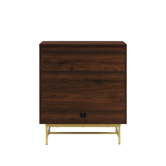 Flash Sale 🔥 Middlebrook Designs Middlebrook Modern Fluted-Door Storage Console Dark Walnut/gold ❤️ 9 Flash Sale 🔥 Middlebrook Designs Middlebrook Modern Fluted-Door Storage Console Dark Walnut/gold ❤️ - Image 7