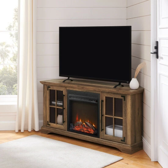 Coupon ๐ Middlebrook Designs Middlebrook Rustic Fireplace Corner TV Stand Rustic Oak ๐ 5 Coupon ๐ Middlebrook Designs Middlebrook Rustic Fireplace Corner TV Stand Rustic Oak ๐ - Image 3