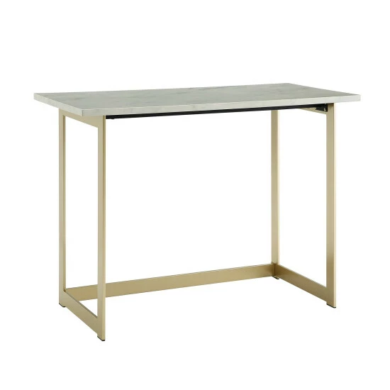 Brand new ⌛ Middlebrook Designs Middlebrook Madsen Faux Marble Writing Desk White Faux Marble ⌛ 6 Brand new ⌛ Middlebrook Designs Middlebrook Madsen Faux Marble Writing Desk White Faux Marble ⌛ - Image 4