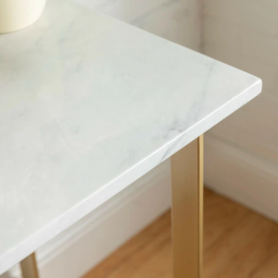 Brand new ⌛ Middlebrook Designs Middlebrook Madsen Faux Marble Writing Desk White Faux Marble ⌛ 9 Brand new ⌛ Middlebrook Designs Middlebrook Madsen Faux Marble Writing Desk White Faux Marble ⌛ - Image 7