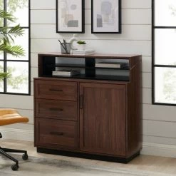 Coupon 🔥 Middlebrook Designs Middlebrook Adjustable Secretary Desk Dark Walnut 💯 -Middlebrook Sales unnamed file 1910