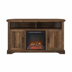 Promo ⌛ Middlebrook Designs Middlebrook 54-inch Groove Door Corner Fireplace TV Console Rustic Oak ❤️ -Middlebrook Sales unnamed file 1921