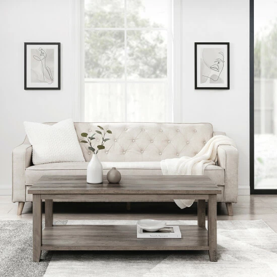 Discount 😍 Middlebrook Designs Middlebrook Modern Coffee Table With Lower Shelf Solid White 🔥 3 Discount 😍 Middlebrook Designs Middlebrook Modern Coffee Table With Lower Shelf Solid White 🔥