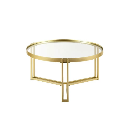 Wholesale ๐ Middlebrook Designs Modern Tri-Leg Metal And Glass Coffee Table ๐ 7 Wholesale ๐ Middlebrook Designs Modern Tri-Leg Metal And Glass Coffee Table ๐ - Image 5